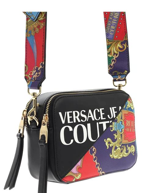 versace jeans embossed metallic cross body bag|gianni Versace shoulder bag.